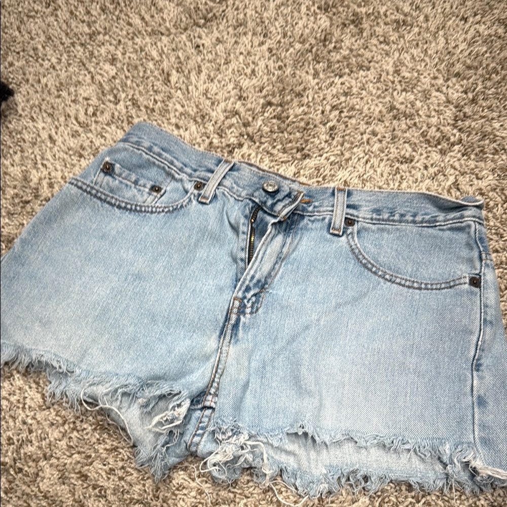 Levi Denim Blue Women's Shorts